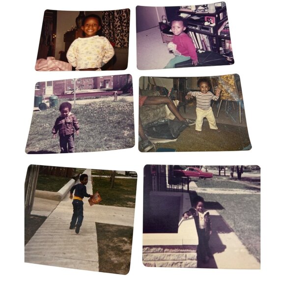 Vintage 1970s African American Children Candid Snapshot Collection Qty 20 Photos - Picture 5 of 6